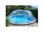 Möbelix , Transparent , Kunststoff , Pools & Wasserspaß, Poolzubehör, Poolabdeckungen, Pooldächer