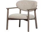 Livetastic , Braun , Holz, Textil , Eiche , 68x76x75 cm ,