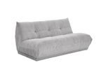 Livetastic , Grau , Textil , 180x80x112 cm , Made in EU , Rücken echt, individuell planbar ,