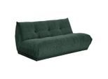Livetastic , Dunkelgrün , Textil , 180x80x112 cm , Made in EU , Rücken echt, individuell planbar , Wohnzimmer, Sofas & Couches, Sofas, Weitere Sofas, Modulare Sofas