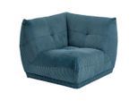Livetastic , Petrol , Textil , 105x80x105 cm , Made in EU , Rücken echt, individuell planbar , Wohnzimmer, Sofas & Couches, Sofas, Weitere Sofas, Modulare Sofas