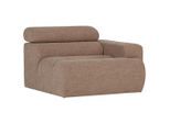 Livetastic , Taupe , Textil , 113x86x109 cm , Made in EU , Rücken echt, Armteil rechts , Wohnzimmer, Sofas & Couches, Sofas, Weitere Sofas, Modulare Sofas