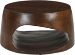 Couchtisch SIT, braun, B:75cm H:38cm T:75cm, Mango massiv, Tische, Couchtisch, mit offenem Ablagefach