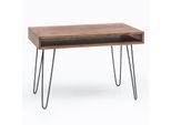WOHNLING WL1.995 Schreibtisch BAGLI Sheesham 60 cm x 110 cm x 76 cm