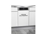 PRIVILEG teilintegrierbarer Geschirrspüler "RSBO 3T224 X", Energieeffizienz: E (A-G), silber (silberfarben), B:44,8cm H:82cm T:55,5cm, Geschirrspüler