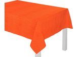 Tischdecke WIRTH "Lahnstein" Gr. 5, orange (terrakotta), B:130cm L:220cm, Polyester, Tischdecken, Tischdecke