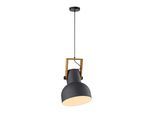 JUST LIGHT Pendelleuchte "CUP 2.0", schwarz, 1, Ø 30cm H: 60cm, 1 Stk., Leuchten, ExklusiveE27, Pendelleuchte