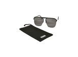 Sonnenbrille URBAN CLASSICS "Urban Classics Unisex Sunglasses Carolina", Damen, schwarz, schwarz, Sonnenbrillen Sonnenbrille