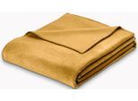 Wohndecke ESTELLA "Trevi", altgold, B:160cm L:200cm, Obermaterial: 100% Wolle, Wohndecken, Wohndecke
