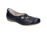 Ballerina JOSEF SEIBEL "Fiona 39, blau", Damen, Gr. 40, blau (ocean), Obermaterial: 100% Rindsleder Leather cow., Schuhe Ballerina