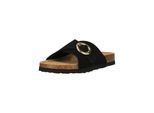 Sandale NOU "Jaca", Damen, Gr. 37, schwarz, Rindsleder, Schuhe Sandale, atmungsaktiv