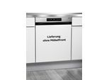 BAUKNECHT teilintegrierbarer Geschirrspüler "BKSV1 PBM", Energieeffizienz: B (A-G), schwarz, B:59,8cm H:82cm T:55,5cm, Geschirrspüler