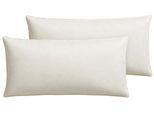 Federkissen OTTO KELLER "Annabelle, Kopfkissen & Dekokissen, in vielen Größen erhältlich.", beige (creme), B:40cm L:80cm, Bezug: 100% Baumwolle. Füllung: 70% Federn, 30% Daunen, Kopfkissen, Sofakissen, Dekokissen und auch als Schlafkissen.