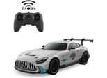 RC-Auto JAMARA "Mercedes-AMG GT2 grau 2,4GHz", grau, Fernlenkfahrzeuge, KinderB:8,7cm H:5,9cm T:19,5cm, Kunststoff, Maßstab 1:24, B:8,7cm H:5,9cm T:19,5cm