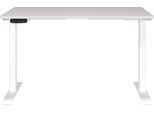 Schreibtisch GERMANIA "Jet", weiß (lichtgrau, weiß, weiß, lichtgrau), B:120cm H:72cm T:80cm, Tische, Schreibtisch, moderne Farbvariationen, Breite 120/140/160/180 cm, Made in Germany