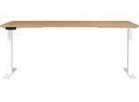 Schreibtisch GERMANIA "Jet", weiß (navarra, eiche, nachbildung, weiß, weiß, navarra, eiche, nachbildung), B:180cm H:72cm T:80cm, Tische, Schreibtisch, moderne Farbvariationen, Breite 120/140/160/180 cm, Made in Germany