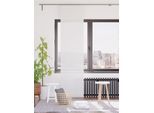 Schiebegardine HOMING "Manhattan", weiß, B:60cm H:245cm, Polyester, Gardinen, modern, Wohnzimmer, Schlafzimmer