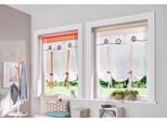 Bindegardine OTTO HOME "Java" Gr. 4, weiß (weiß, terra), B:80cm H:100cm, Voile, Polyester, Gardinen, Fertiggardine, transparent, mit bestickten Eulen