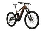 E-Bike KROSS "E-MTB Fully 29" Grist Boost 3.0 braun 12 Gänge - Shimano Mittelmotor" Gr. 46, braun, schwarz, Elektrofahrräder, 46cm, 29 Zoll (73,66cm), SHIMANO 36 V/250 W, Mittelmotor EP800