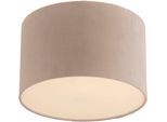 JUST LIGHT Deckenleuchte "GREEN DURO", beige (sand), 1, Ø 35cm H: 18cm, 1 Stk., Leuchten, ExklusiveE27, Deckenleuchte