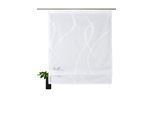 Raffrollo OTTO HOME "Cellino" Gr. 4, weiß, B:100cm H:140cm, Jacquard, Obermaterial: 100% Polyester, Raffrollos, Raffrollo, Transparent, klassisch gewirkte Netzoptik, Polyester, Wellen