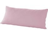 Kissenbezug PRIMERA "Primera Mako-Feinjersey Kissenbezug im Doppelpack", lila (mauve), B:40cm L:80cm, Feinjersey, Obermaterial: 100% Baumwolle, Kissenbezüge, Kissenbezug, In vielen Uni-Tönen