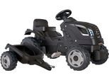 Trettraktor SMOBY "Farmer XLS schwarz+", schwarz, Tretfahrzeuge, KinderB:44cm H:54,5cm T:142cm, Kunststoff, Trettraktor, mit Anhänger; Made in Europe, B:44cm H:54,5cm T:142cm
