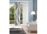 Schiebegardine VISION S "AVERY", grau, B:60cm H:260cm, Polyester, Polyester, Gardinen, Schiebegardine, digital bedruckt