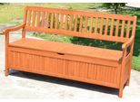 Gartenbank GARDEN PLEASURE "HOUSTON", braun (braun, holzoptik), B:157cm H:90cm T:59cm, Holz, Sitzbänke, Gartenbank