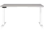 Schreibtisch GERMANIA "Jet", braun (kaschmir, weiß, weiß, kaschmir), B:140cm H:72cm T:80cm, Tische, Schreibtisch, moderne Farbvariationen, Breite 120/140/160/180 cm, Made in Germany