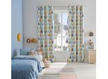Verdunkelungsvorhang OTTO HOME "Dreieck" Gr. 2, bunt, B:135cm H:175cm, Polyester, Gardinen, Verdunkelungsvorhang, einseitig mit Dreiecken bedruckte Kindergardine, blickdicht