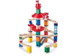 Kugelbahn-Bausatz HAPE "Quadrilla, Super Spiralburg", bunt, Kugelbahnen, Baby, Holz, Kunststoff, Kugelbahn-Bausatz, 129 tlg.