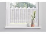 Scheibengardine OTTO HOME "Kira" Gr. 3, weiß, B:90cm H:45cm, Voile, Polyester, Gardinen, Scheibengardine, mit einseitig aufgenähten Satinbändern, Querstreifen