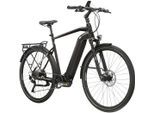 E-Bike KROSS "E-Trekkingrad Trans Hybrid 6.0 28 Zoll schwarz - Shimano Mittelmotor" Gr. 58, schwarz (schwarz, schwarz), Elektrofahrräder, Herren, 58cm, 28 Zoll (71,12cm), E-Bike, SHIMANO 36 V/250 W DU-E6110, Mittelmotor