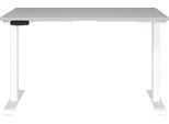 Schreibtisch GERMANIA "Jet", braun (kaschmir, weiß, weiß, kaschmir), B:120cm H:72cm T:80cm, Tische, Schreibtisch, moderne Farbvariationen, Breite 120/140/160/180 cm, Made in Germany