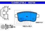 ATE Bremsensatz, Scheibenbremse Bremsensatz-Vorderachse sg00000cx9 Vorderachse voll 260mm 8mm für RENAULT