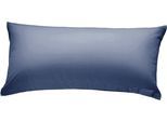 Kissenbezug PRIMERA "Primera Luxus-Satin Kissenbezug", denim, B:40cm L:80cm, Mako-Satin, 100% Baumwolle, Mako-Satin, Kissenbezüge, Kissenbezug, Passend zu unserer Primera Luxus-Satin Bettwäsche