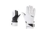Skihandschuhe ZIENER "KLENN-Z GTX PR glove lady", Damen, Gr. 7, weiß, Materialmix, Handschuhe Skihandschuhe