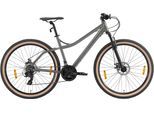 Mountainbike BIKESTAR Gr. 43, grün, Fahrräder, 43cm, 27,5 Zoll (69,85cm), für Damen und Herren, Kettenschaltung