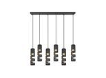 Trio Leuchten , Schwarz , Metall , 14x150x100 cm , Beleuchtung, Innenleuchten, Hängeleuchten, Pendelleuchten