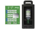 plum iBox Wandbox mit Sichtfenster und Tragegriff, 1 x 500 ml 0,9 % NaCl, staubdicht