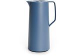 Isolierkanne EMSA "Motiva in modernem Design, 100% auslaufsicher, Made in Germany", blau, B:12,6cm H:28cm, Kunststoff, Kannen, Isolierkanne, Quick-Press-Deckel, Einhandbedienung, ergonomischer Schraubdeckel