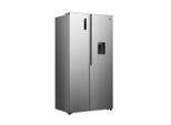 GORENJE Side-by-Side "NRS917E41", Energieeffizienz: E, silber (inox), Wasserspender, Kühlschränke, MultiAirFlow-System, Side-by-Side, Topseller