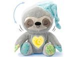 Kuscheltier VTECH "Vtech Baby, Schnarchi, das Schlummer-Faultier", grau, Plüschfiguren, KinderH:22,5cm, Kuscheltier, mit Licht- und Soundeffekten, H:22,5cm