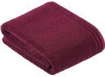 Saunatuch VOSSEN "Calypso", lila (grape), B:100cm L:150cm, Walkfrottee, Obermaterial: 100% Baumwolle, Handtücher, Saunatuch, mit schmaler Bordüre