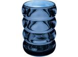 Zahnputzbecher KLEINE WOLKE "Verro", blau (navy), B:7,6cm H:10,8cm L:7,6cm Ø:7,6cm, Glas, Zahnputzbecher, Zahnputzbecher
