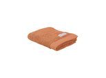 Gästehandtuch TOM TAILOR "Gästetuch Color Bath Guest Towel 1er Pack" Gr. S, orange (koralle), B:30cm, Obermaterial: 100% Baumwolle CO., Handtücher, Gästehandtuch