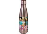 Isolierflasche SCOOLI "Barbie", Kinder, Gr. 450ml, rosa (barbie), Edelstahl, Trinkflaschen Isolierflasche