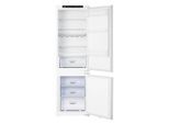 GORENJE Einbaukühlgefrierkombination "NRKI418EP1", Energieeffizienz: E, silber (weiß, neutral), Rechtsanschlag, wechselbar, Kühlschränke, LED-Display, Einbaukühlgefrierkombination