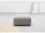 Hocker HOME AFFAIRE "Glimminge auch in Breitcord, Feincord und Easy care-Bezug", grau, H:71cm T:80cm, 12% Polyacryl, 88% Polyester, Hocker, Hocker, passend zur Serie "Glimminge"